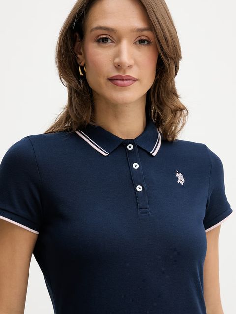 U.S. Polo Assn. sukienka bawełniana POLO DRESS