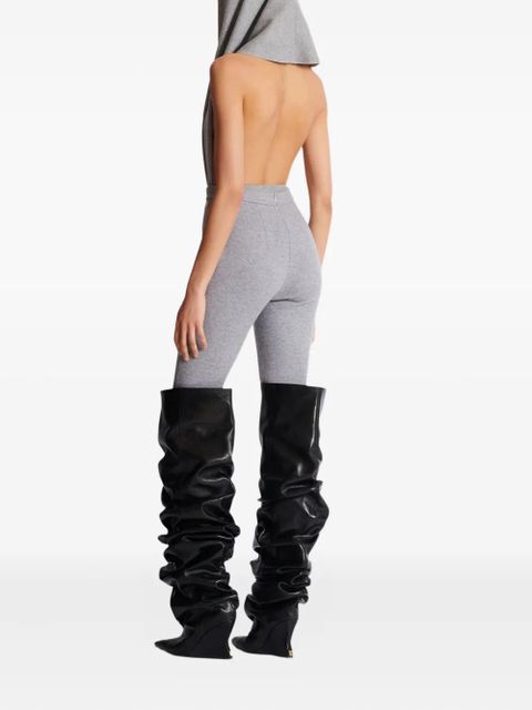 Balmain knit leggings - Grey