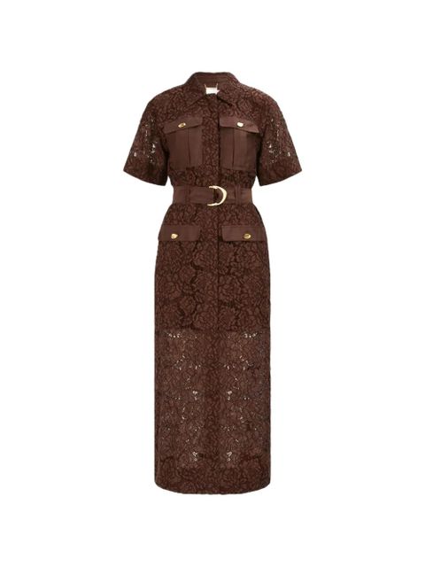 Aje Mystic patch pockets shirt dress - Brown - zdjęcie produktu nr 1