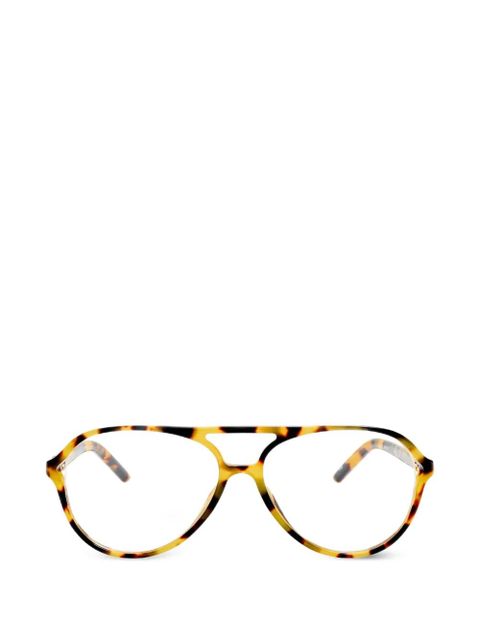 Jacquemus round frame glasses - Brown - zdjęcie produktu nr 1
