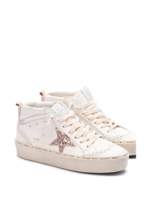 Golden Goose Mid-star high-top sneakers - White