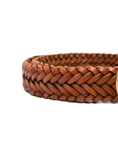 DRAGON DIFFUSION 9ply intreccio braided belt - Brown