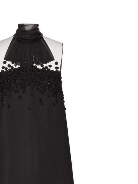 Valentino Garavani embroidered mini dress - Black - zdjęcie produktu nr 2