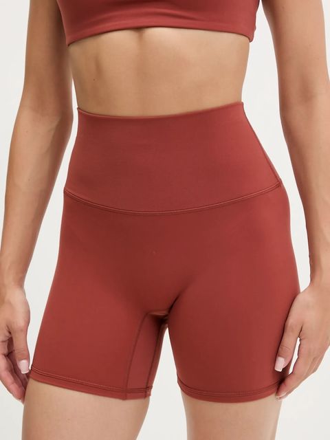 JOYINME szorty do jogi Movement kolor pomarańczowy gładkie high waist Szorty.Movement - zdjęcie produktu nr 1