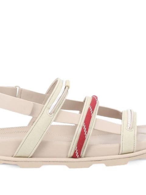Moncler Vera Island leather flat sandals - Neutrals - zdjęcie produktu nr 2