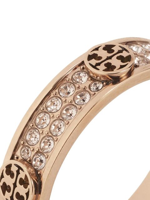 Tory Burch pavé icon ring - Pink