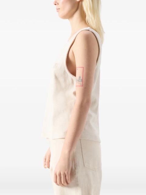 American Vintage Fuxow cotton tank top - Neutrals