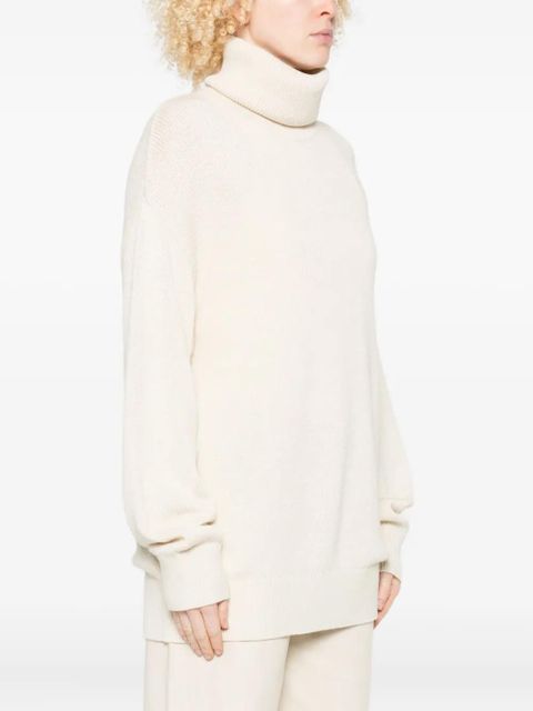 TOTEME longline turtleneck turtleneck - White
