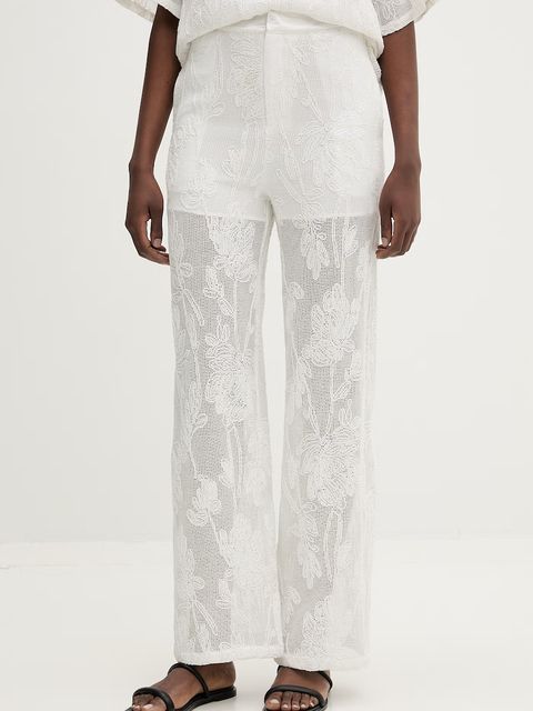 Isabelle Blanche spodnie damskie bawełniane - zdjęcie produktu nr 2