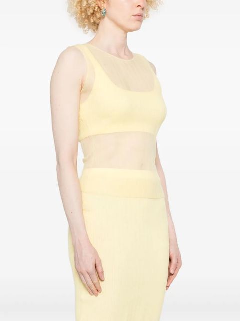 Simkhai Oakley tank top - Yellow