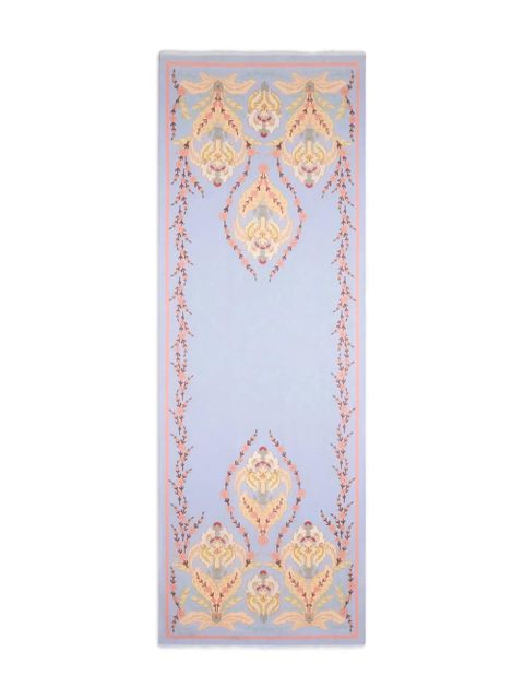 ETRO patterned-jacquard scarf - Blue - zdjęcie produktu nr 1