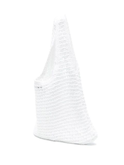 Blumarine logo-embroidered tote bag - White - zdjęcie produktu nr 2