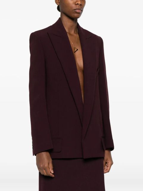 Victoria Beckham wool-blend blazer - Red