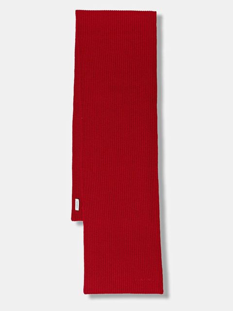 Lanvin szalik wełniany damski kolor beżowy wzorzysty 710009252 - zdjęcie produktu nr 1