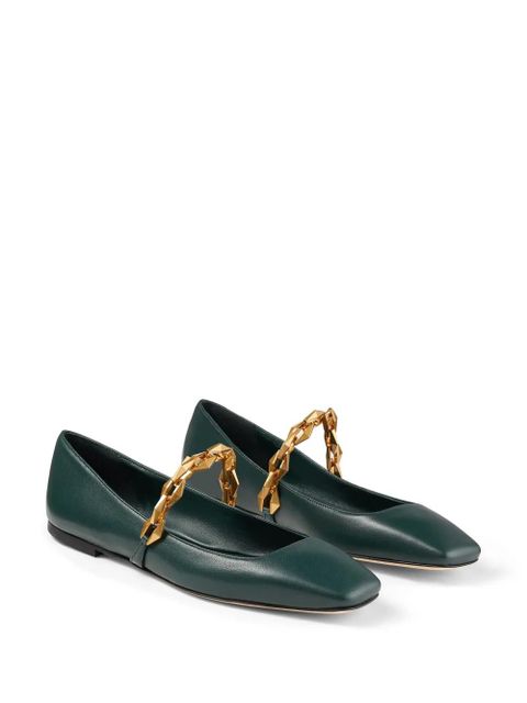 Jimmy Choo Diamond Tilda ballet flats - Green