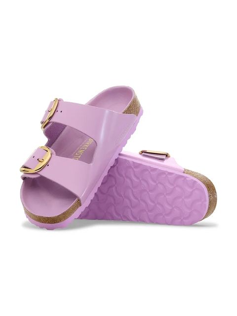 Birkenstock klapki Arizona Big Buckle damskie kolor fioletowy 1030375