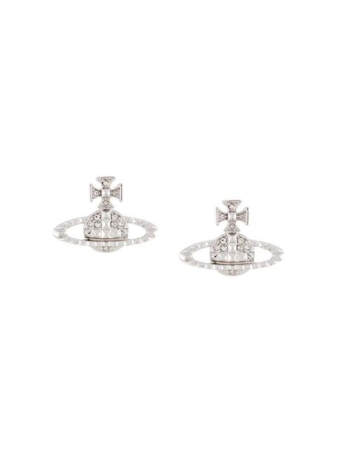 Vivienne Westwood Mayfair Bas Relief earrings - Silver - zdjęcie produktu nr 1