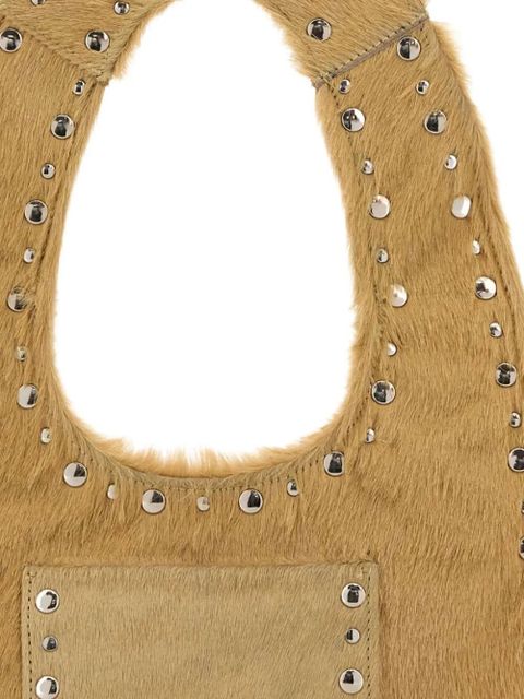 Gimaguas mini Franca studded tote bag - Neutrals
