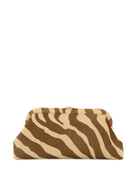 Jimmy Choo mini Skylar shouder-chain clutch bag - Brown - zdjęcie produktu nr 2