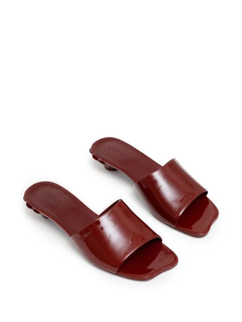 Chloé Flower sandals - Red - zdjęcie produktu nr 2