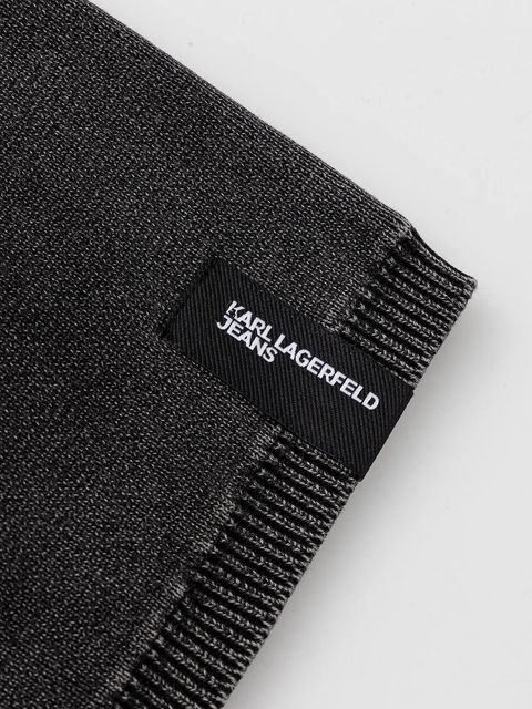 Karl Lagerfeld Jeans czapka bawełniana kolor czarny B1M33093 - zdjęcie produktu nr 2