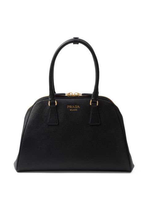 Prada medium Saffiano leather tote bag - Black - zdjęcie produktu nr 1