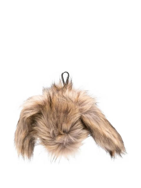 Simone Rocha faux-fur coin purse - Brown - zdjęcie produktu nr 1