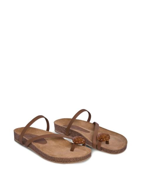 Johanna Ortiz 40mm Horse platform sandals - Brown - zdjęcie produktu nr 2
