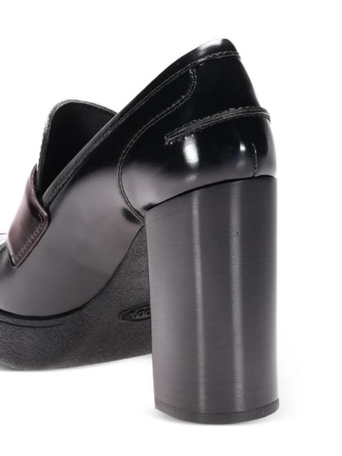 Tod's platform strap loafers - Black