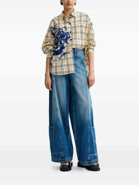 Essentiel Antwerp floral plaid shirt - Neutrals - zdjęcie produktu nr 2