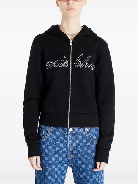 MISBHV crystal-embellished hoodie - Black - zdjęcie produktu nr 1