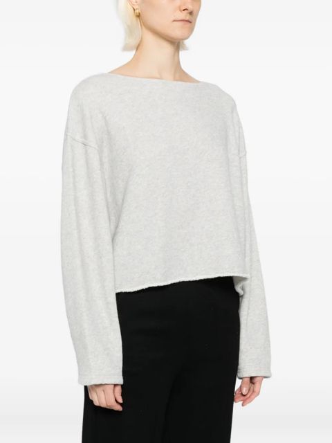 American Vintage knitted cotton top - Grey - zdjęcie produktu nr 2