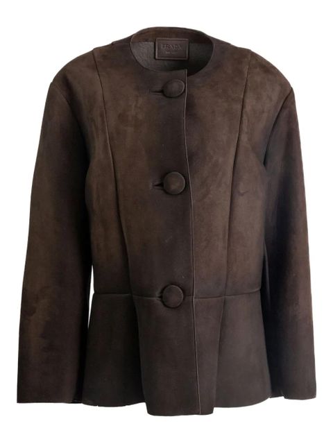Prada buttoned jacket - Brown - zdjęcie produktu nr 1