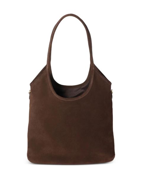 Miu Miu Ivy suede shoulder bag - Brown - zdjęcie produktu nr 2