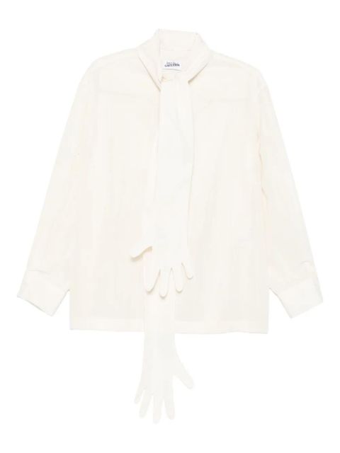 Jean Paul Gaultier glove-detail blouse - Neutrals - zdjęcie produktu nr 1