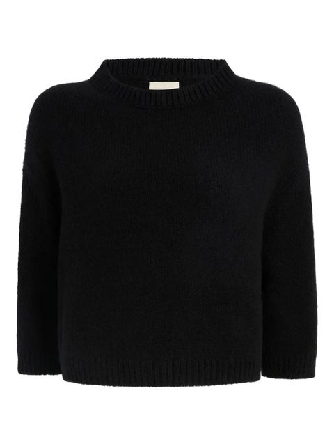 KHAITE crew-neck sweater - Black - zdjęcie produktu nr 1