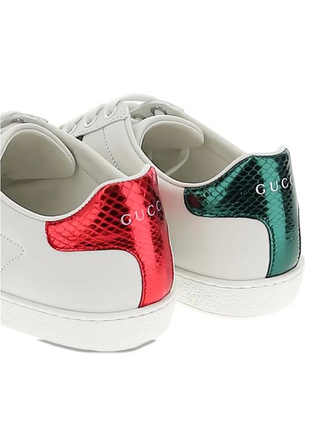 Gucci bee-detail sneakers - White