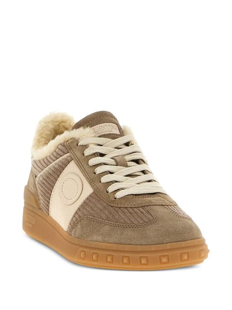 Valentino Garavani Upvillage ribbed-velvet sneakers - Brown - zdjęcie produktu nr 2