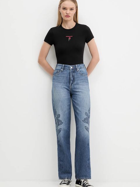 Tommy Jeans t-shirt damski kolor czarny DW0DW21787 - zdjęcie produktu nr 2