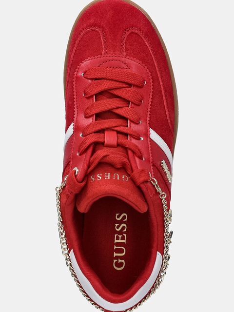 Guess sneakersy NAOKO damskie kolor czerwony FLTNAO SUE12