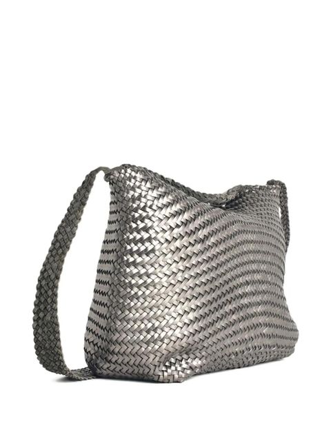 DRAGON DIFFUSION leather shoulder bag - Silver