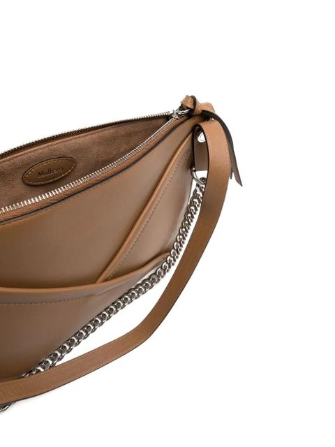 Mulberry M Zipped leather shoulder bag - Brown
