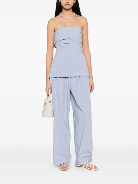 St. Agni relaxed wide-leg trousers - Blue - zdjęcie produktu nr 2