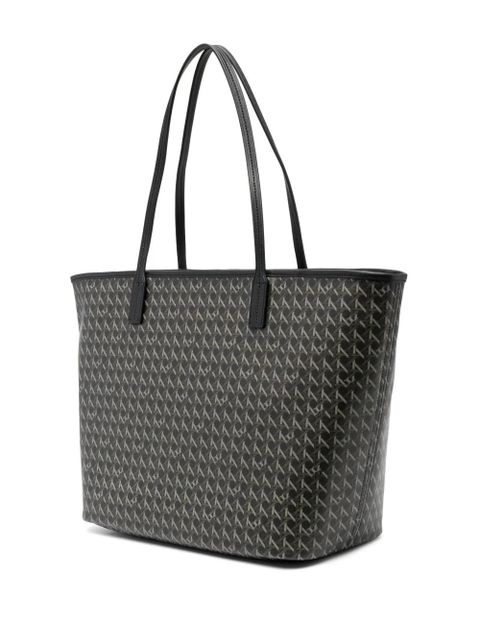 Tory Burch signature logo tote bag - Black