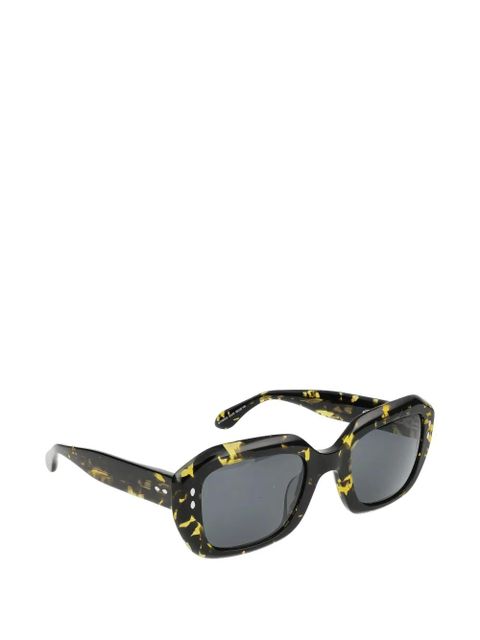 ISABEL MARANT tortoiseshell-effect sunglasses - Yellow