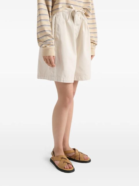 Prada Antiqued leather sandals - Neutrals