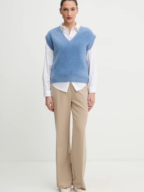 Morgan koszula damska kolor biały relaxed z kołnierzykiem klasycznym CRISTO - zdjęcie produktu nr 2