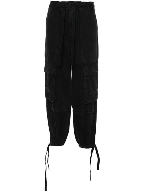 MARANT ÉTOILE Ivy tapered cargo jeans - Black - zdjęcie produktu nr 1