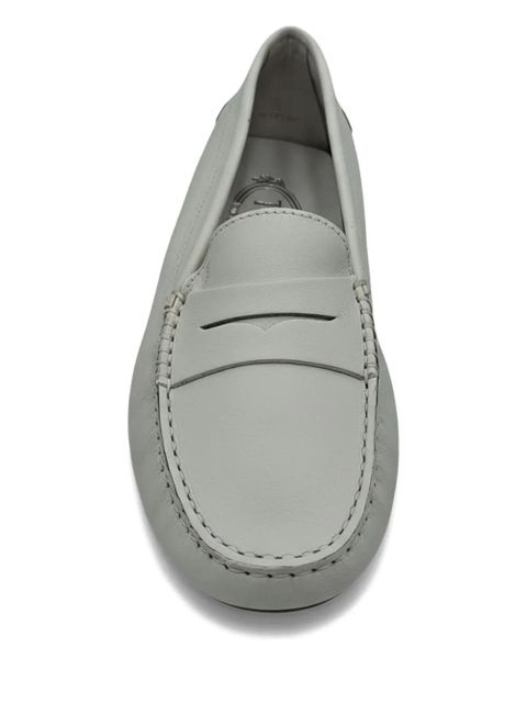 Tod's Gommino Bubble in suede loafers - White - zdjęcie produktu nr 2