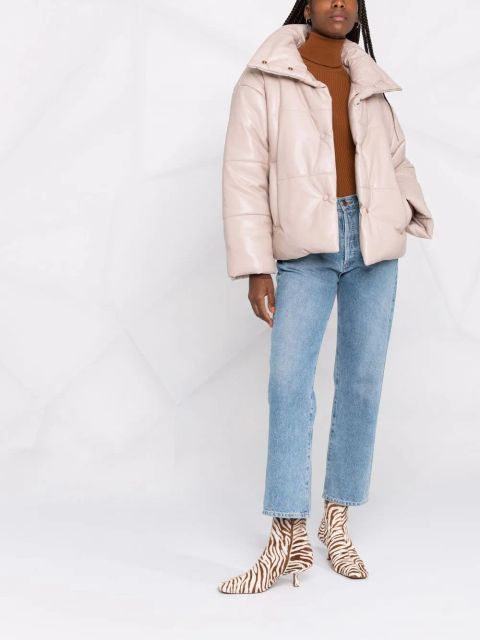 Nanushka press-stud padded jacket - Neutrals